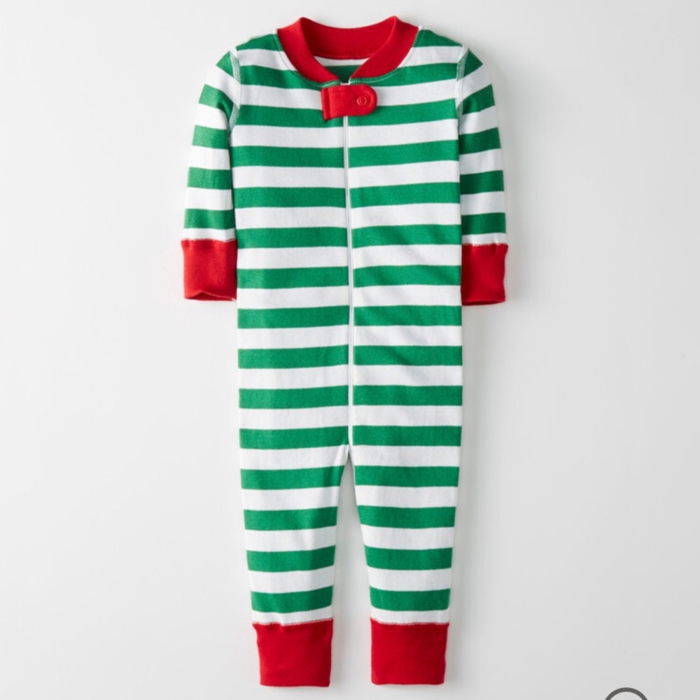 Hanna Andersson Baby Striped Zip Sleeper